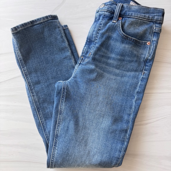 GAP Women's High Rise Vintage Slim Jeans Medium Indigo 29 Long - Picture 6 of 12